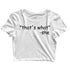 engineering womens crop top
